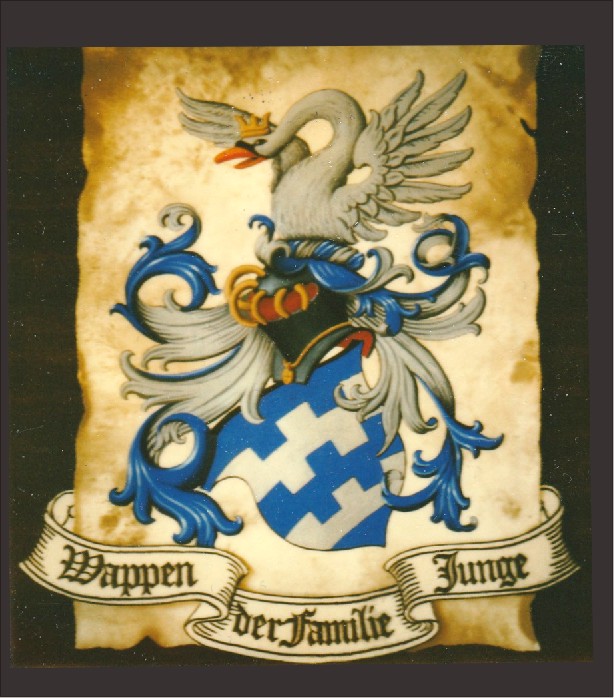 Familien-Wappen handgemalt